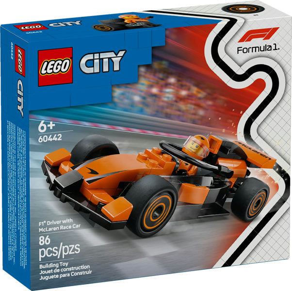 City: F1 Driver with McLaren Race Car