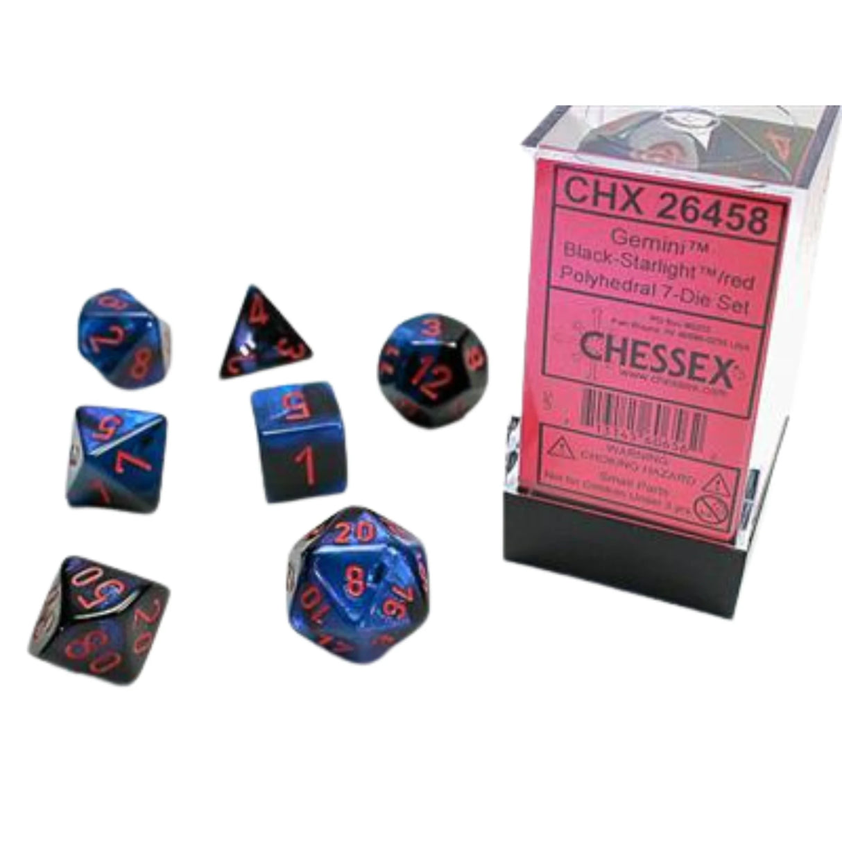 7Poly: Gemini Black-Starlight/Red