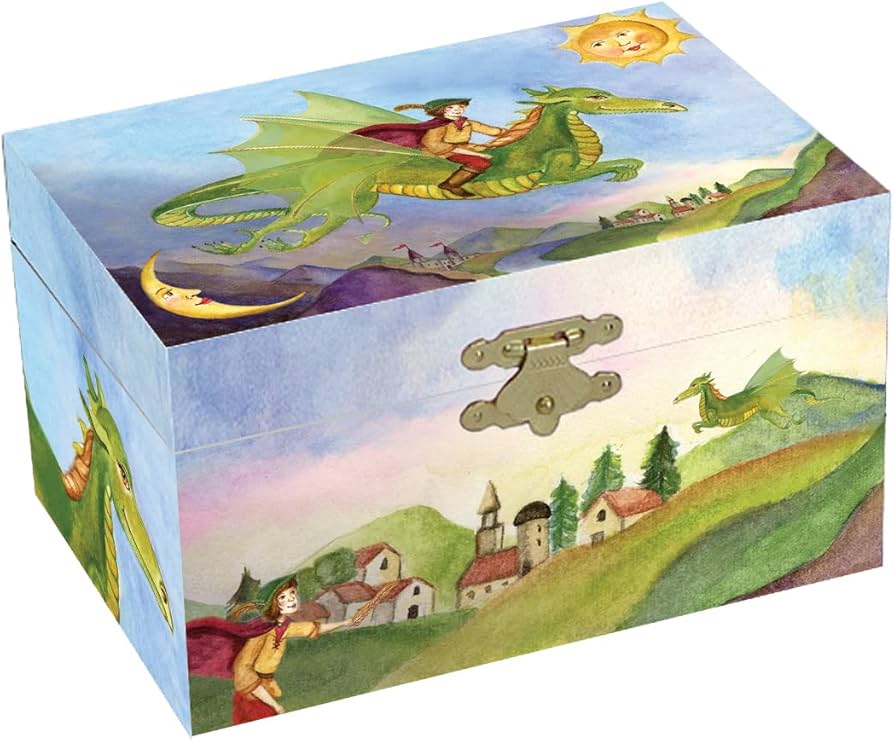 Small Music Box: Playful Dragon