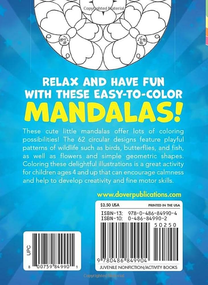Fun-to-Color Mini Mandalas