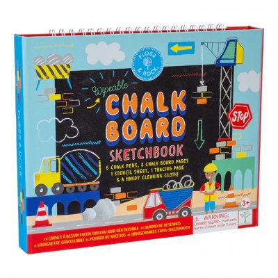 Chalk Board Sketchbook: Construction