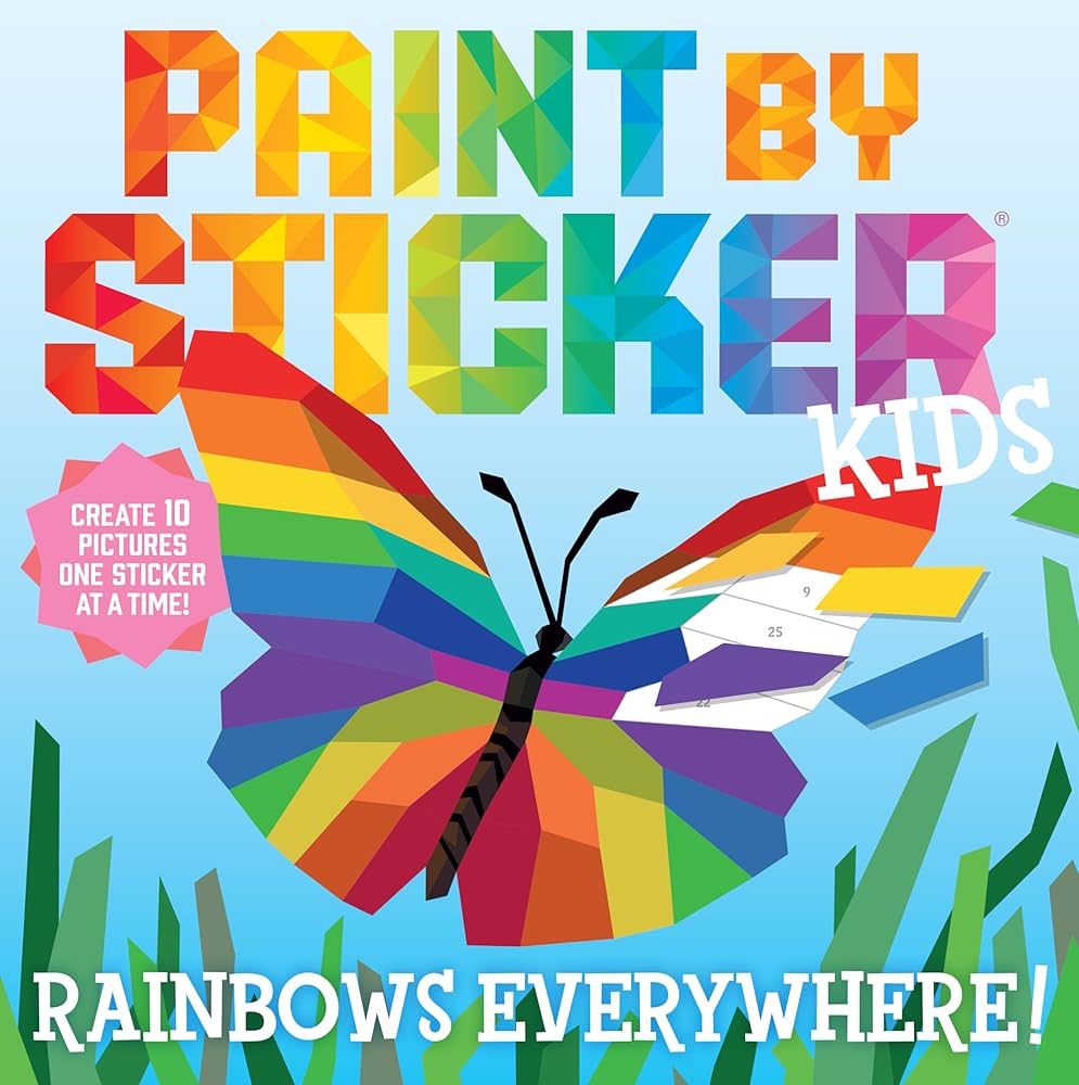 Paint By Stickers: Rainbows Everywhere
