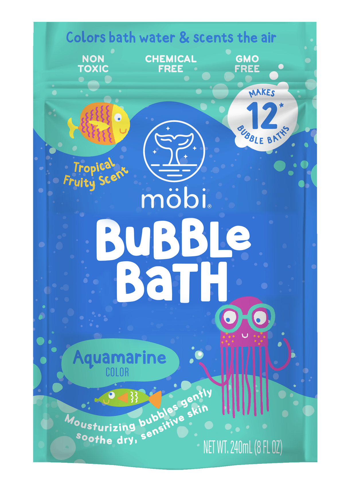Little Whale Bath Co. Bubble Bath: Aquamarine