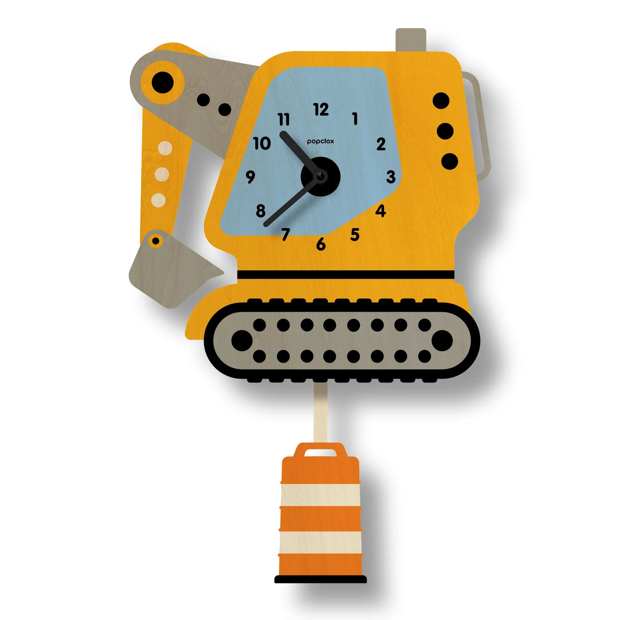 Wall Clock: Excavator
