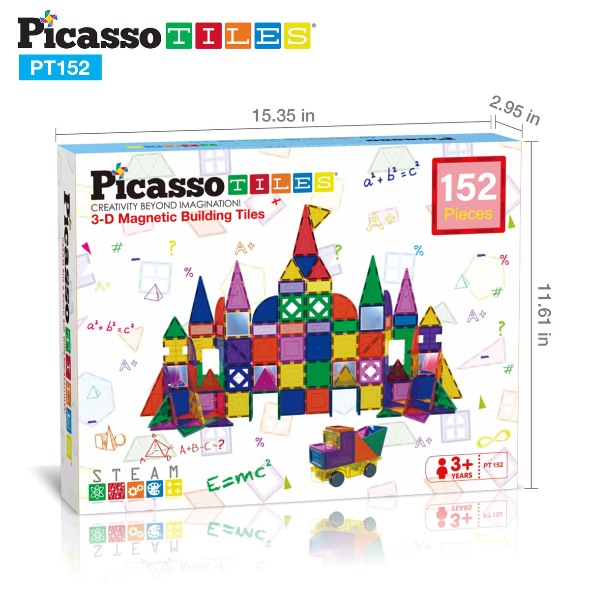 Picasso Tiles: 152pc Set – Calico Toy Shoppe