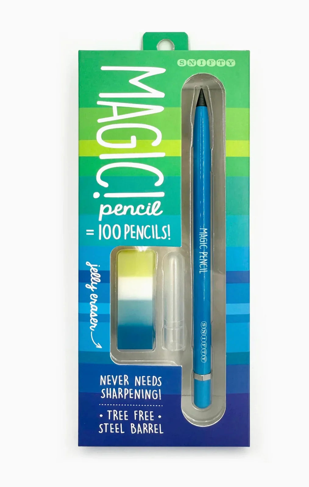 Magic Pencil & Eraser Set - Blue