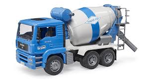 Cement Mixer Blue New