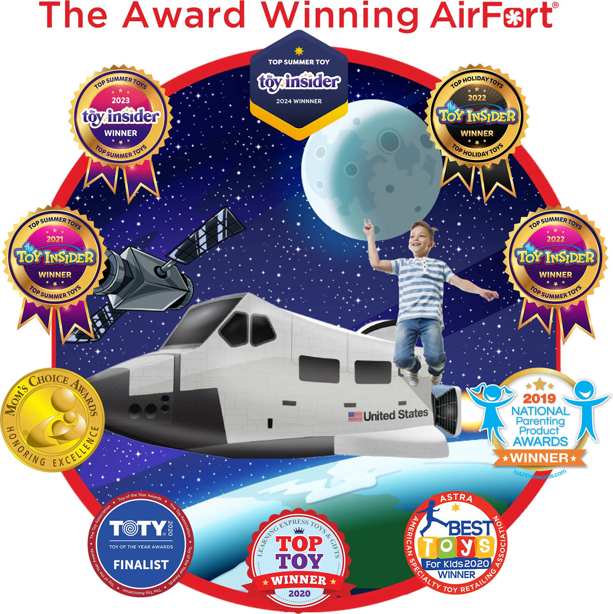 The Original AirFort - USA Space Shuttle