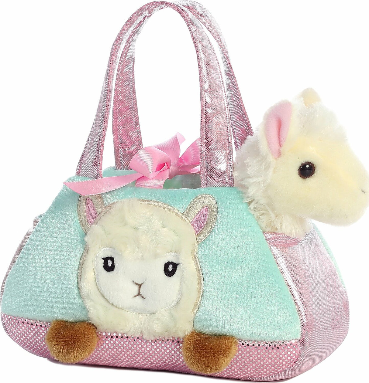 Aurora Fancy Pals 7" Peek-a-boo Llama