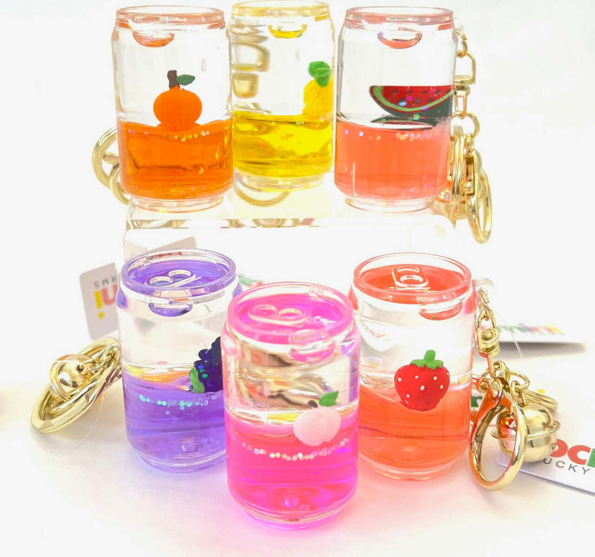 Fruit Can Floaty Key Charm
