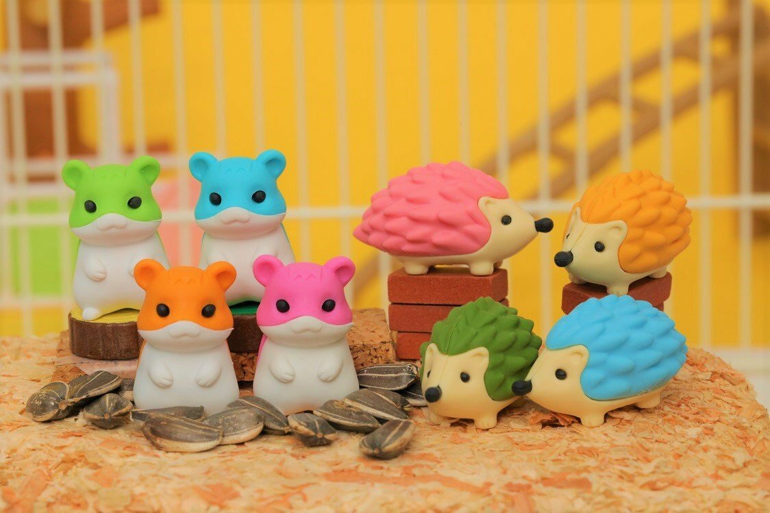 Hamster & Hedgehog Erasers-60