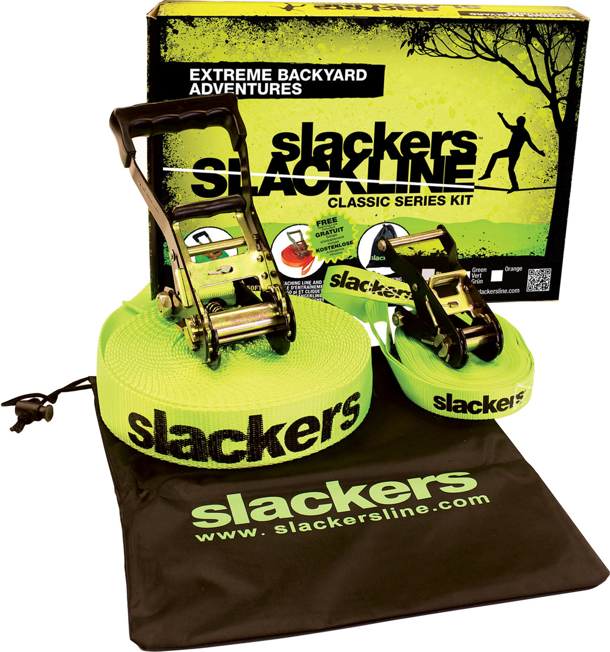 50' Slackers Slackline Classic Set