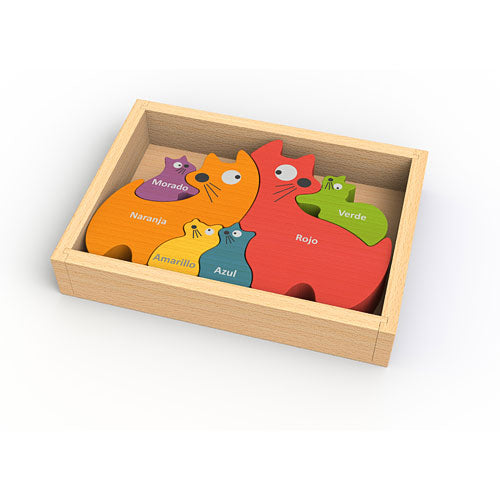 Cat Family Puzzle w/ Curriculum