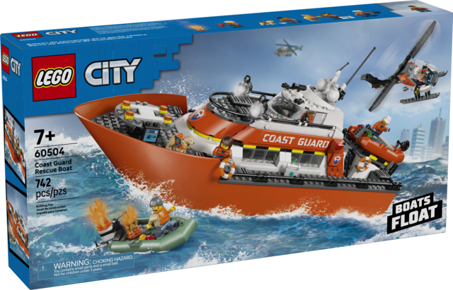 City: Coast Guard Rescue Boat & Helicopter