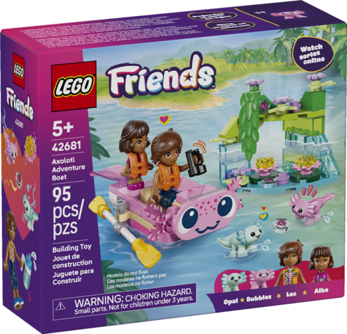 Friends: Axolotl Adventure Boat