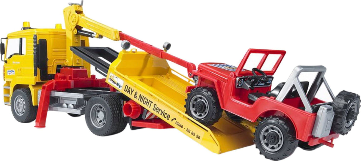 MAN Tow Truck W/Jeep