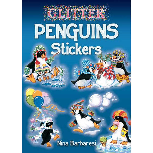 Glitter Penguins Stickers