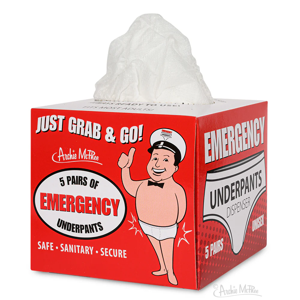 Underpants in Dispenser Box