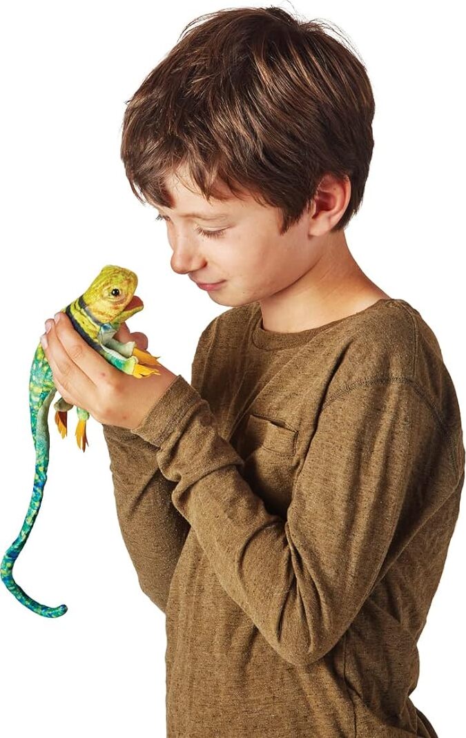 Finger Puppet: Collared Lizard