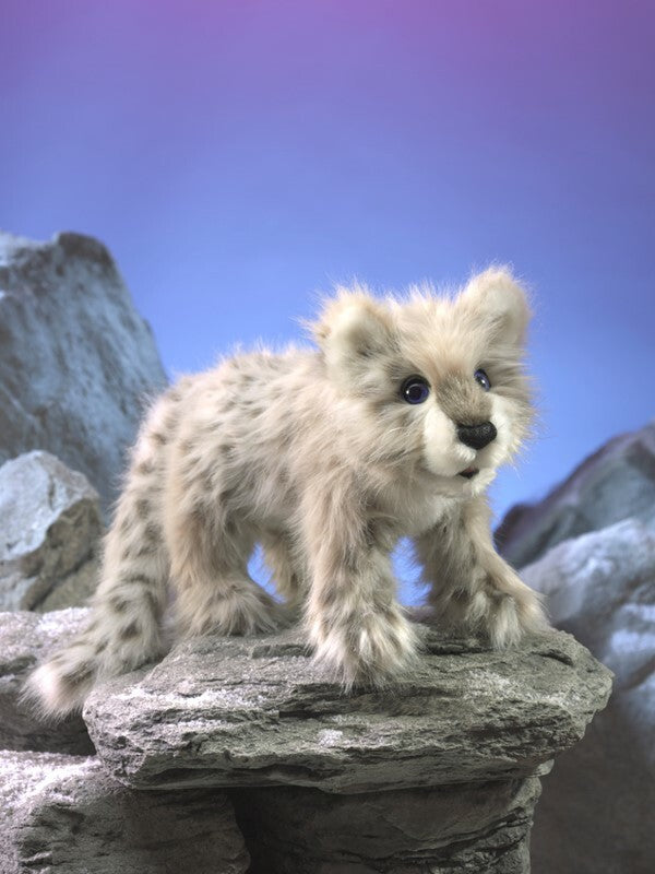 Leopard, Snow Cub Hand Puppet