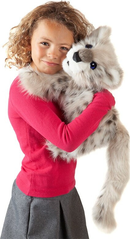 Leopard, Snow Cub Hand Puppet
