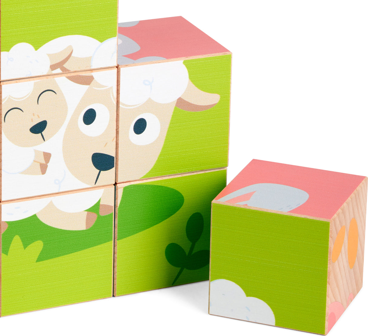 Farm Wooden Blocks Puzzle