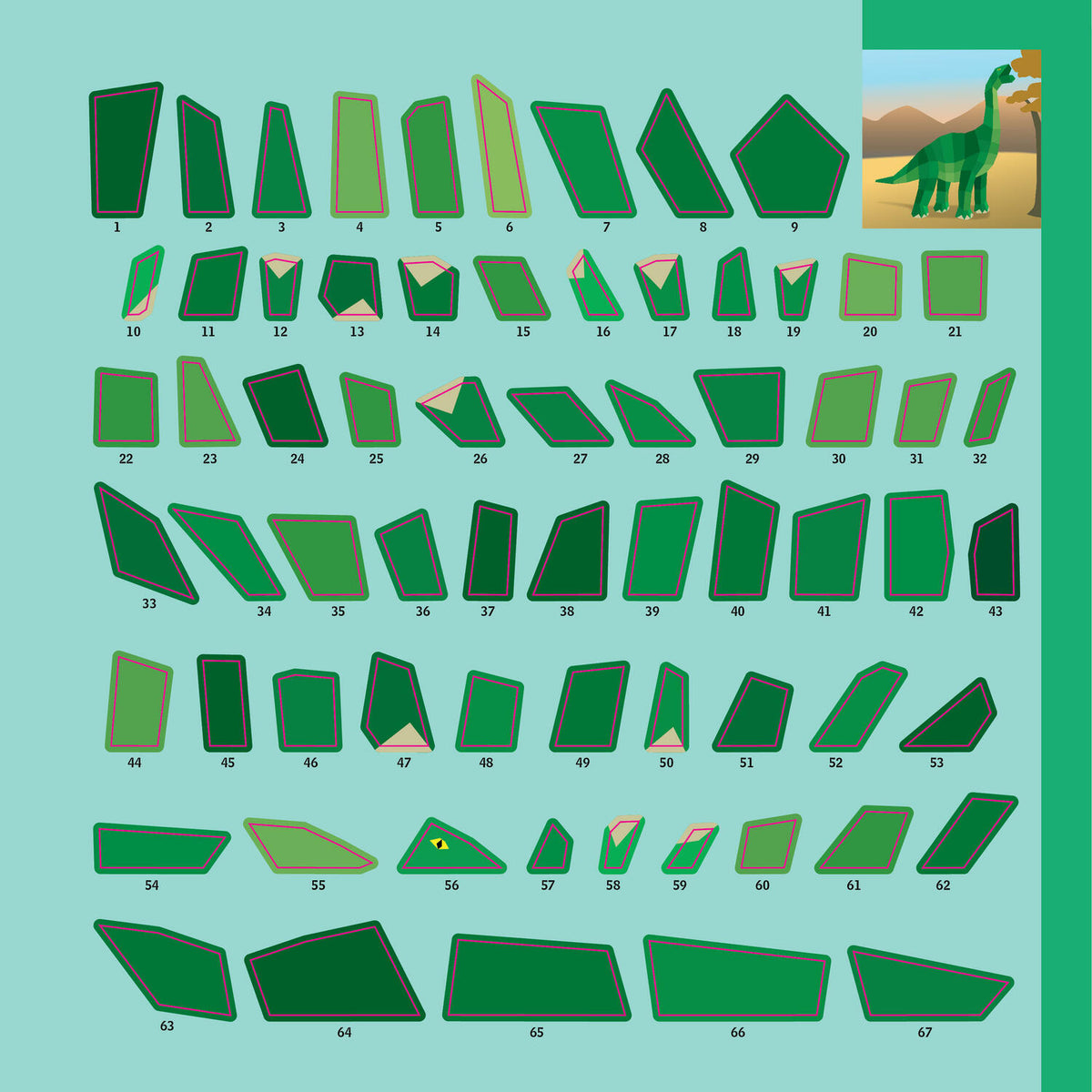 Paint by Sticker Kids (Official): Dinosaurs: Create 10 Pictures One Sticker at a Time!