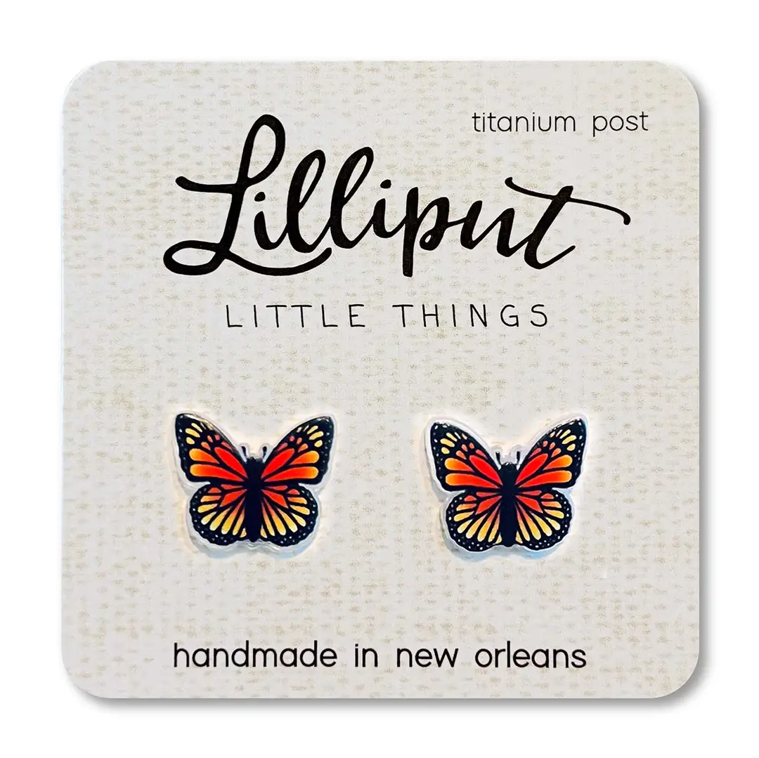 Lilliput Earrings: Butterfly