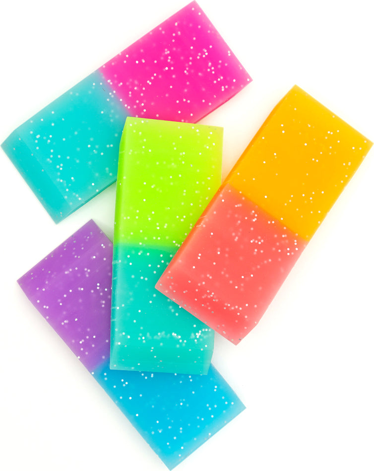 Oh My Glitter! Jumbo Erasers (assorted)