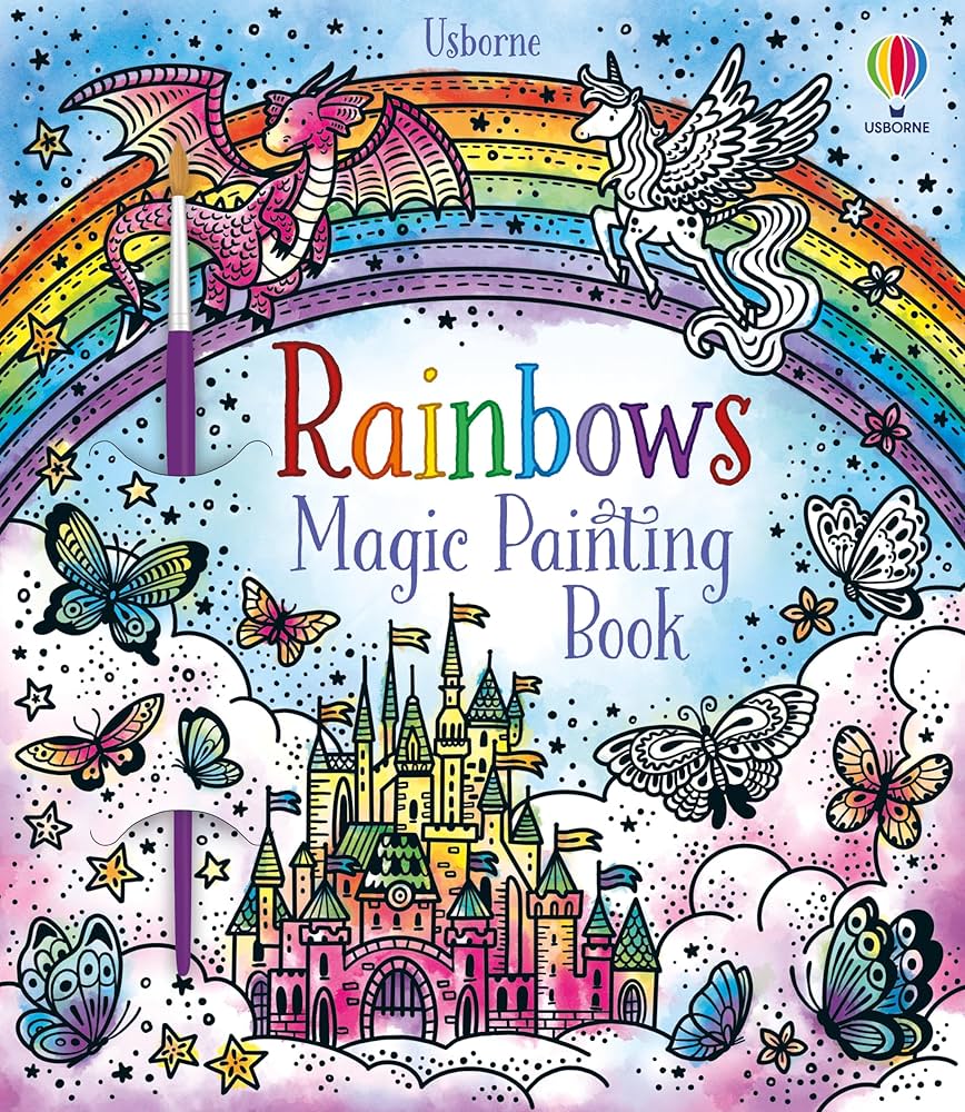Magic Painting Book: Rainbows