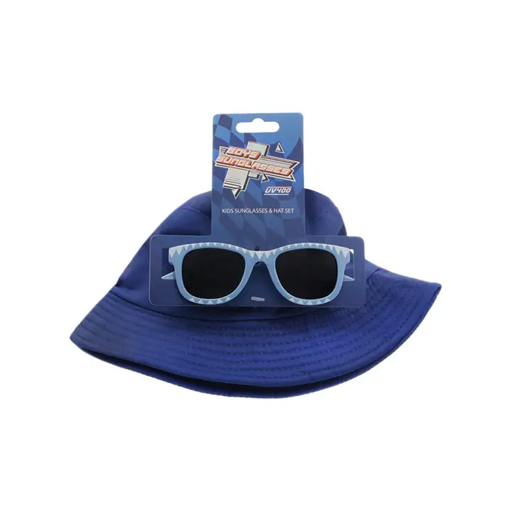 Bucket Hat with Sunglasses: Shark