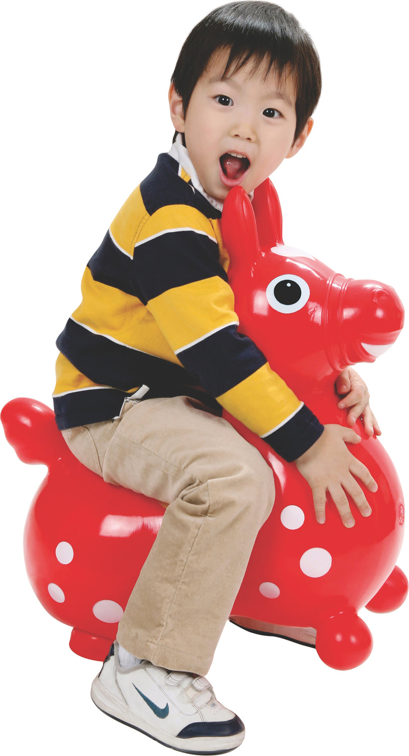 Rody Inflatable Bounce Horse (Red)
