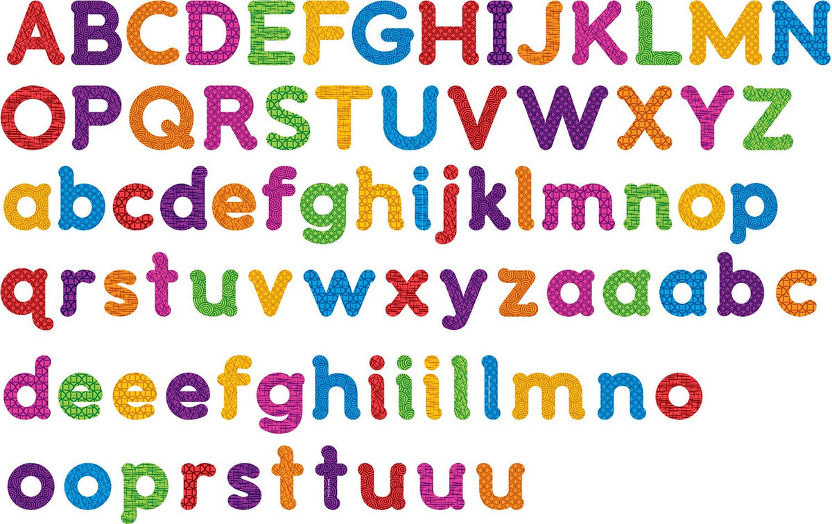 Magnetic Uppercase and Lowercase Letters