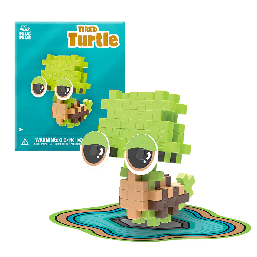 Plus Plus: Playful Pets Tired Turtle