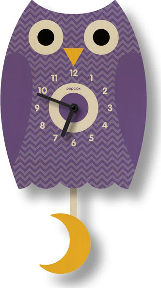 Pendulum Clock (owl - assorted colors)