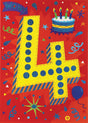Age 4 Foil Birthday Card