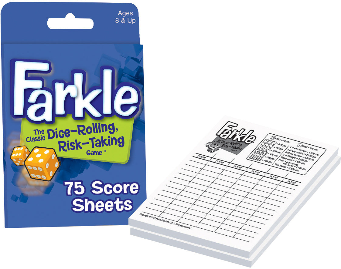 Farkle Score Sheets