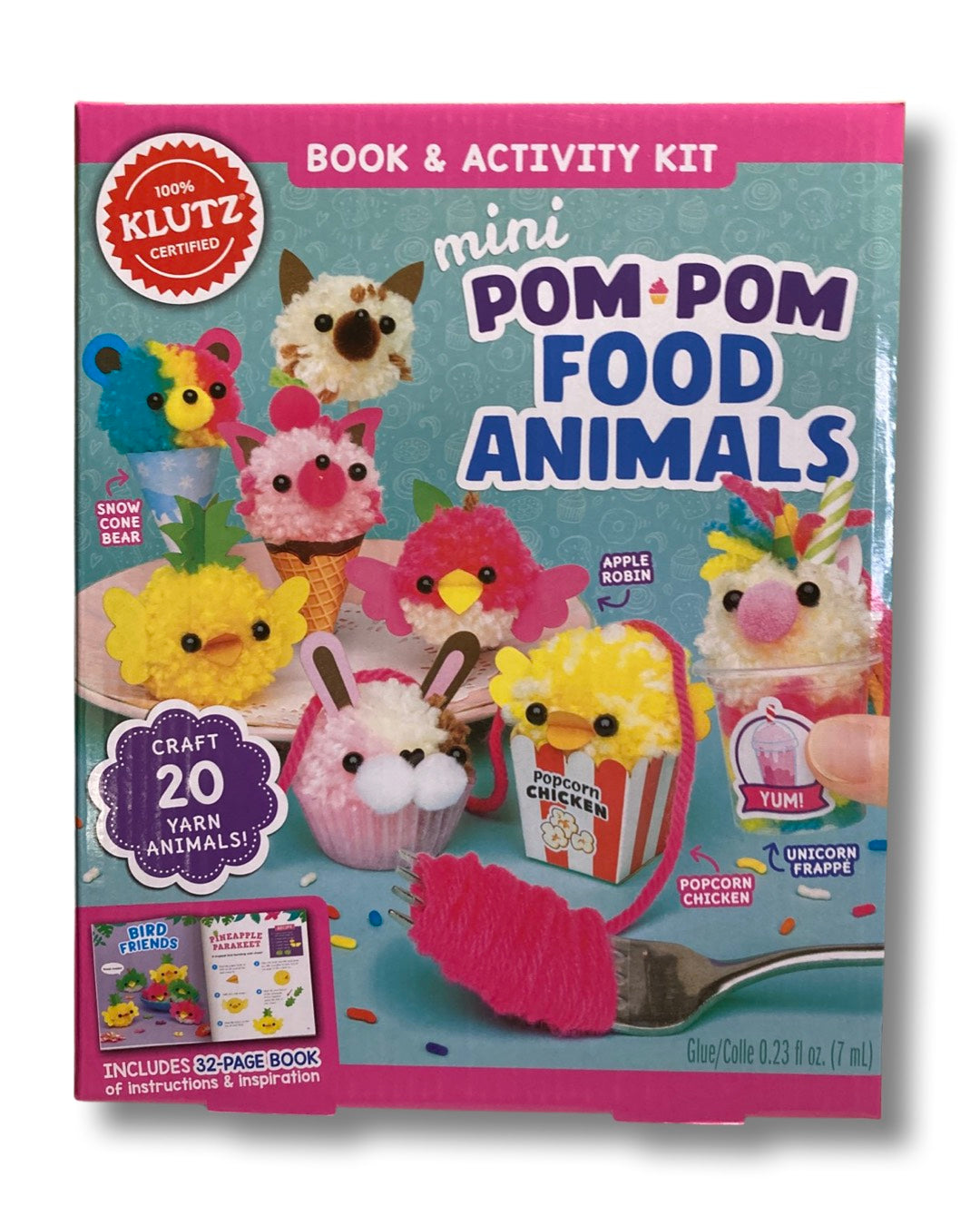Mini Pom-Pom Food Animals