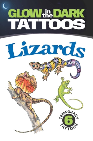 Glow in the Dark Tattoos: Lizards