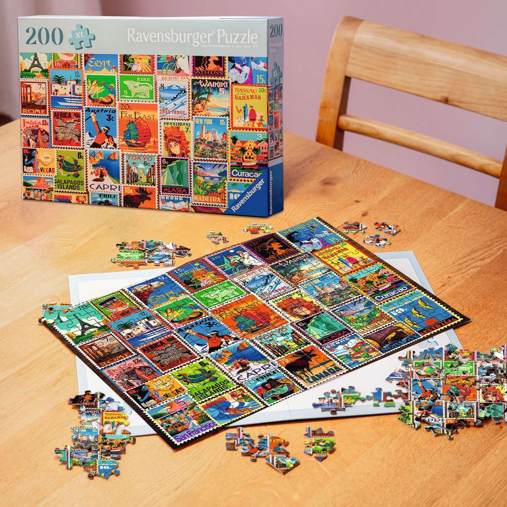 Travel Stamps Puzzle (200 pc)