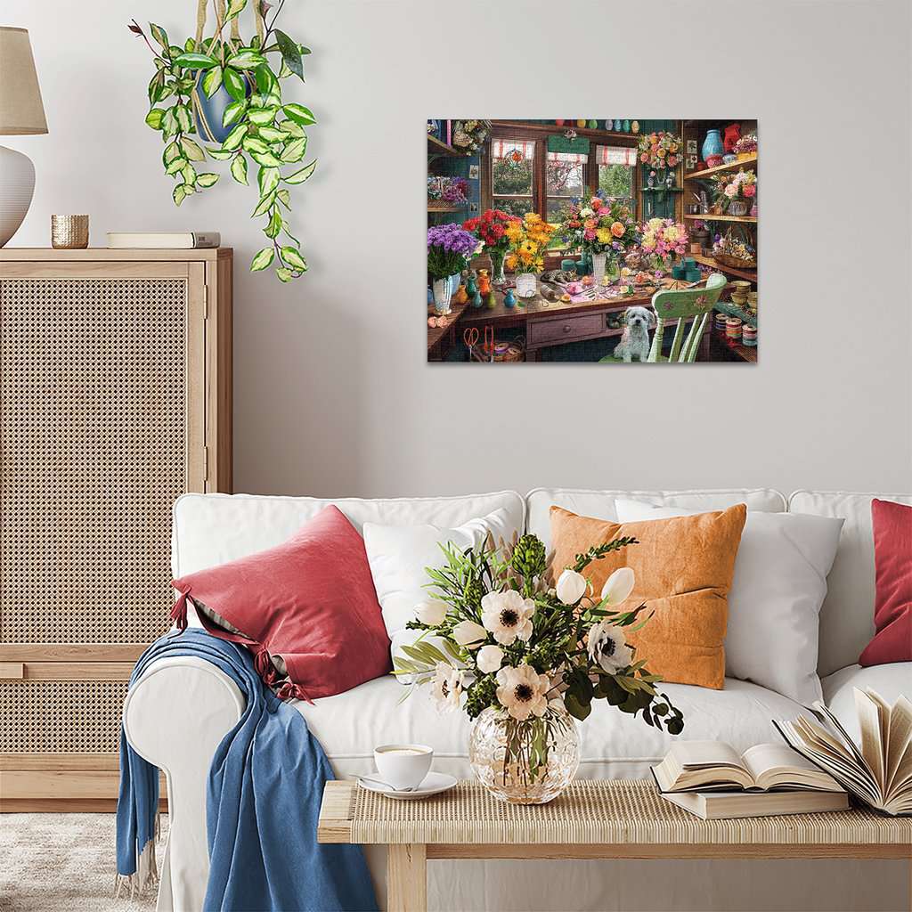 Flower Arranger's Shed 1000 Pc Puzzle