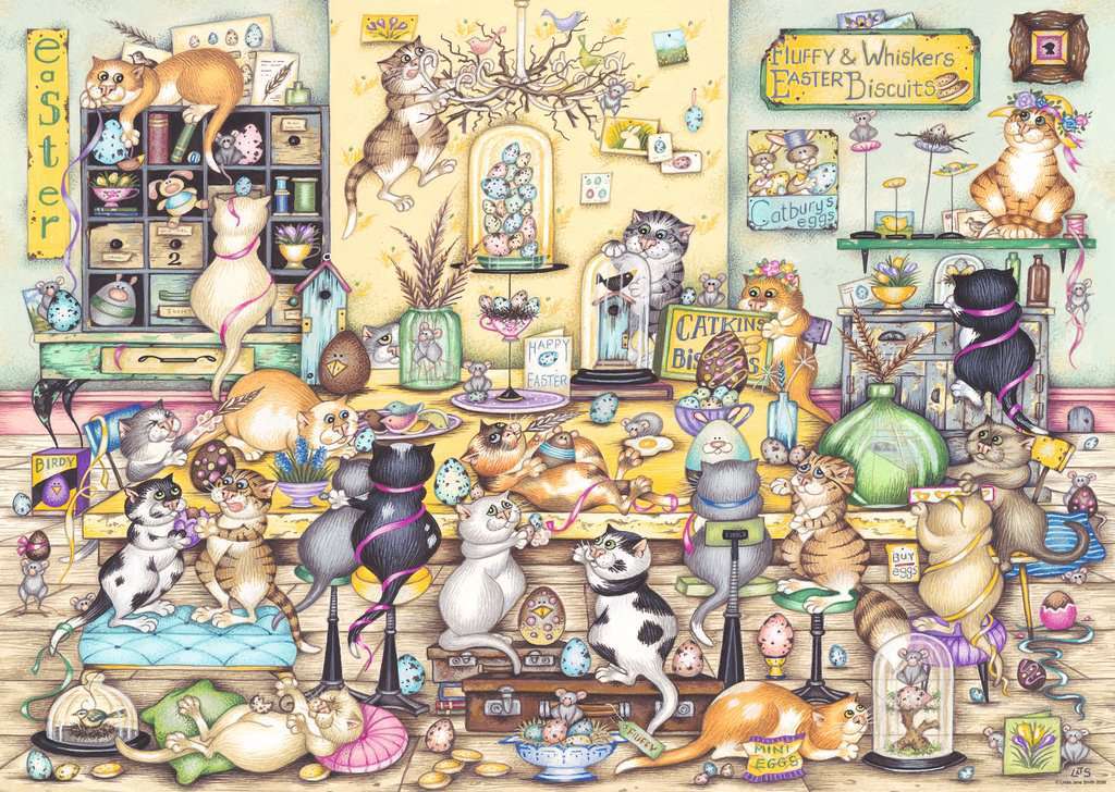 Crazy Cat's Easter Eggstravaganza 1000p