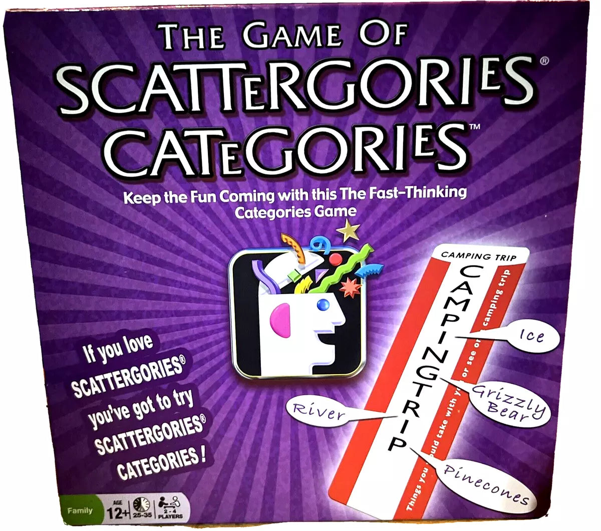 Scattergories Categories