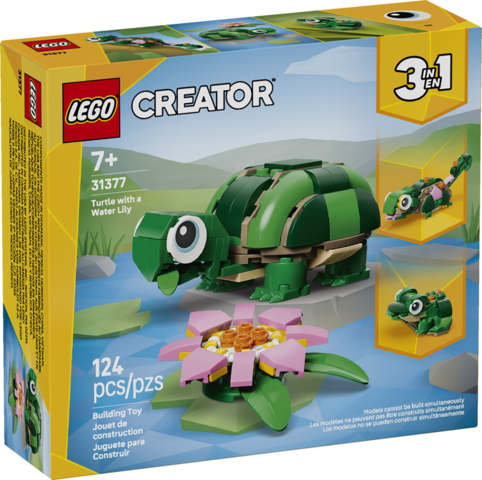 Creator: Turtle with a Water Lily Flower