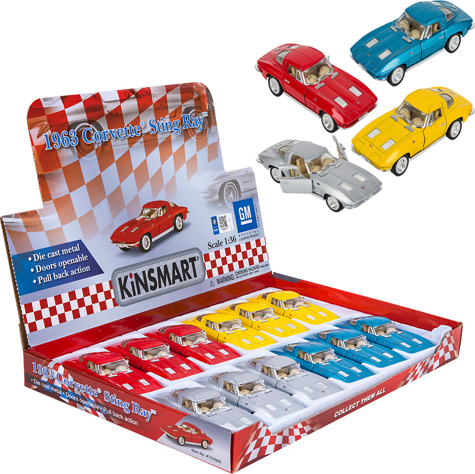 5" Die-cast 1963 Corvette Sting Ray