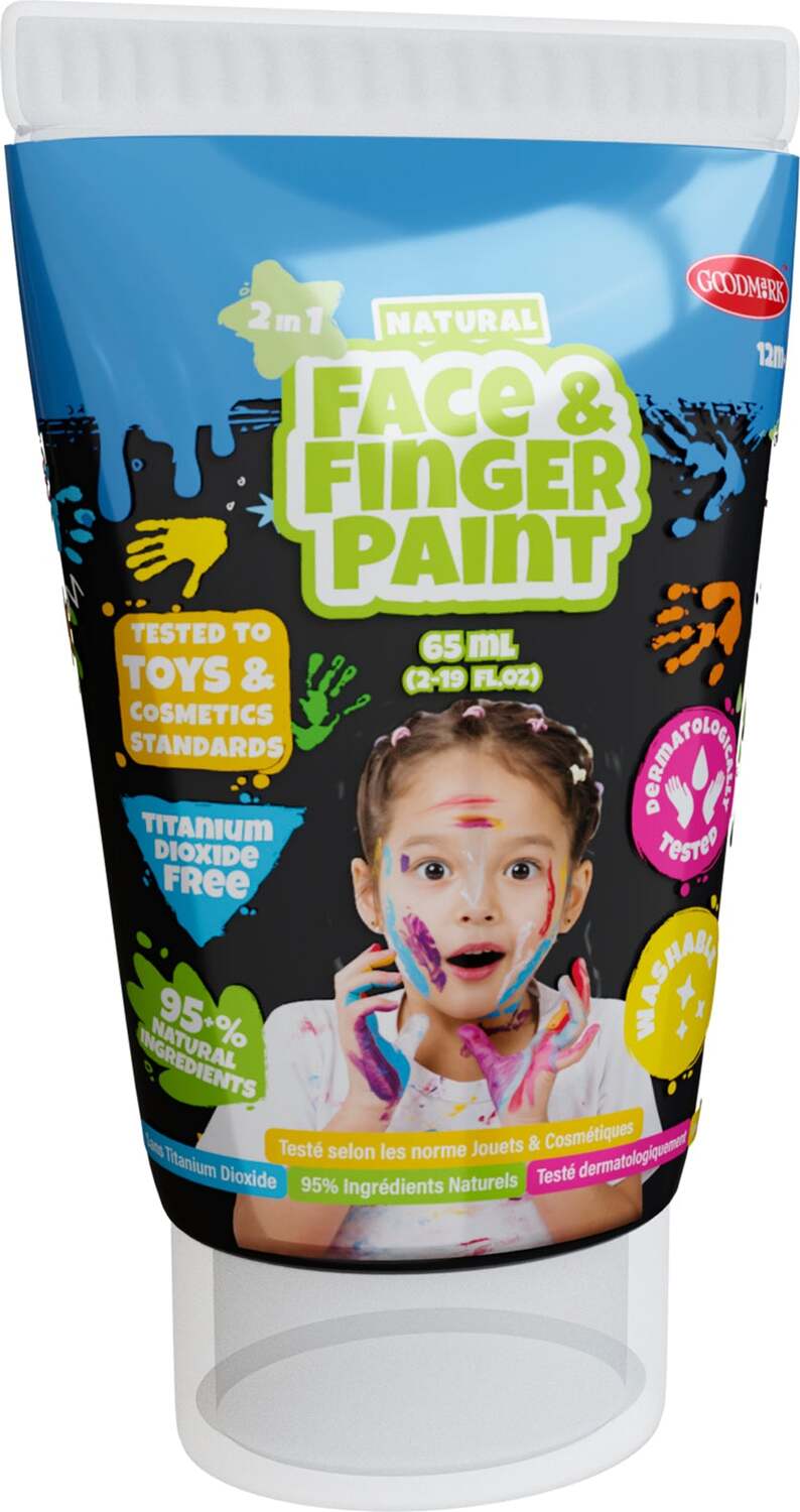 2.3oz Natural Face & Finger Paint 2-Pack (assorted)