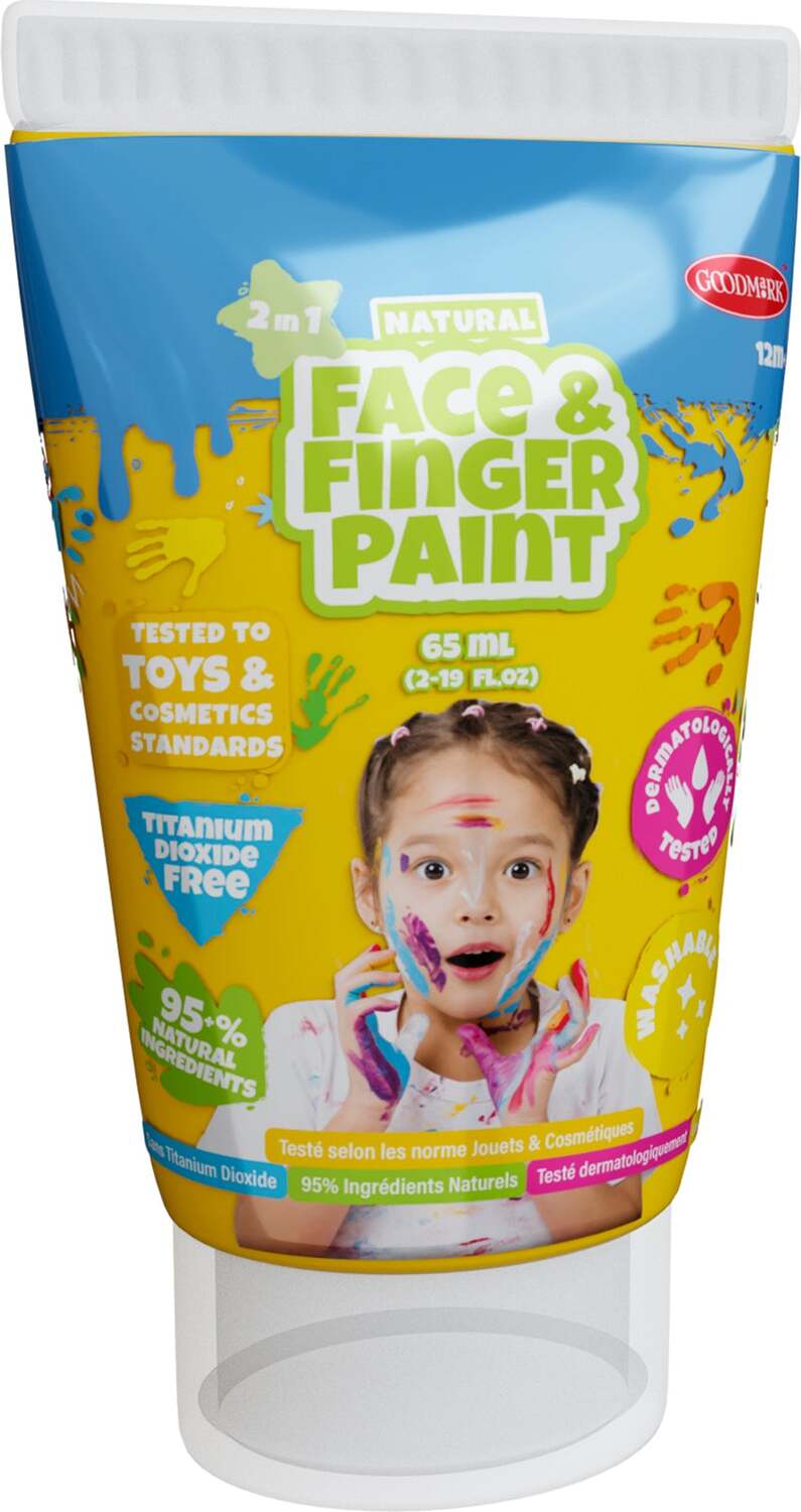 2.3oz Natural Face & Finger Paint 2-Pack (assorted)