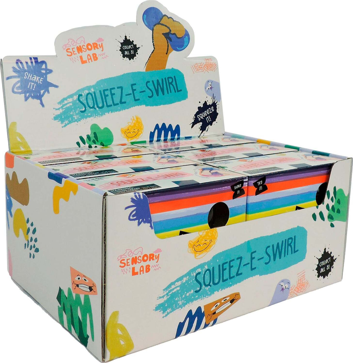 Sensory Lab Squeez-E Swirls (assorted)
