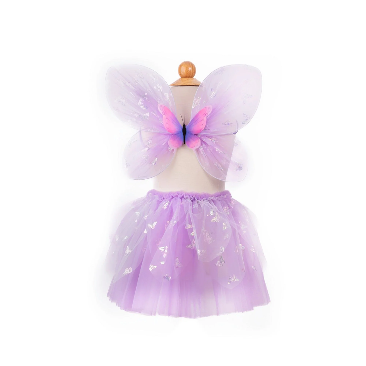 Flutter Butterfly Skirt, & Wings, Purple Size 4-6