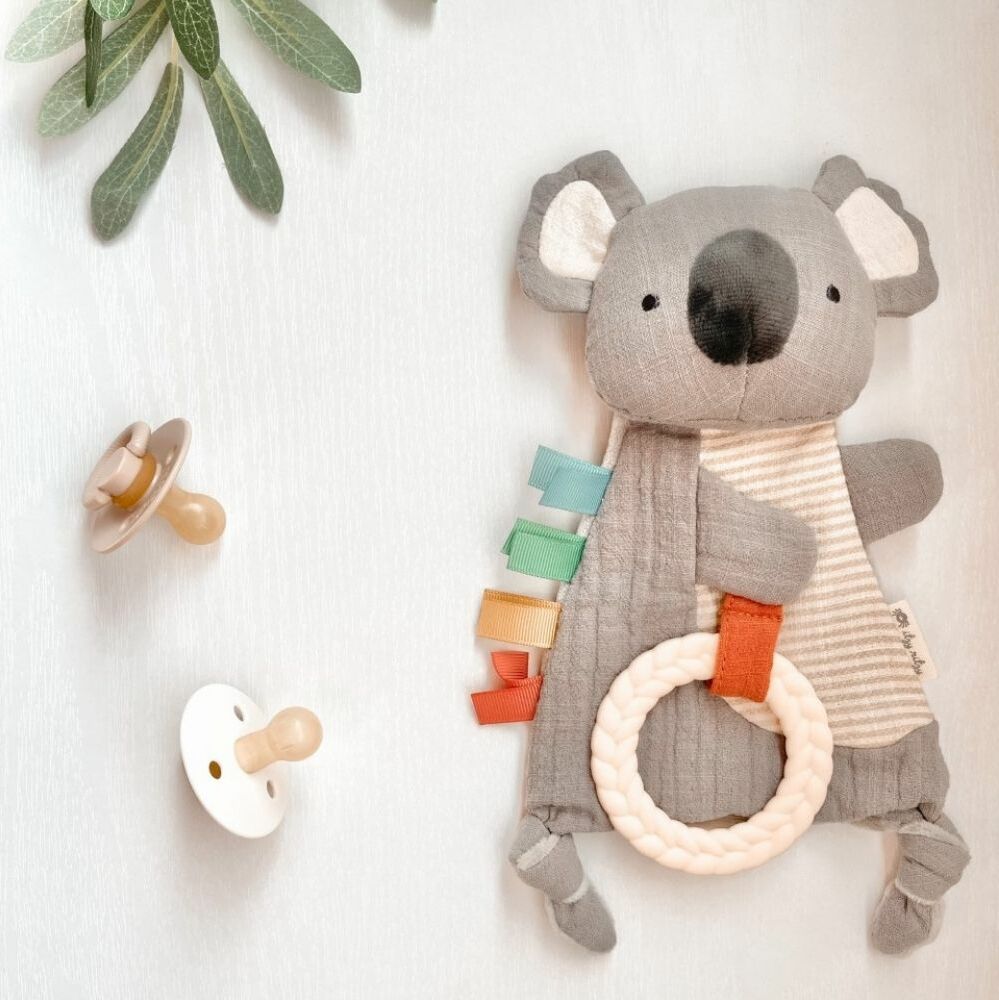 Bitzy Crinkle Sensory Toy Teether: Koala